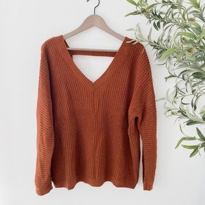 Forever 21 Rust Knit Sweater